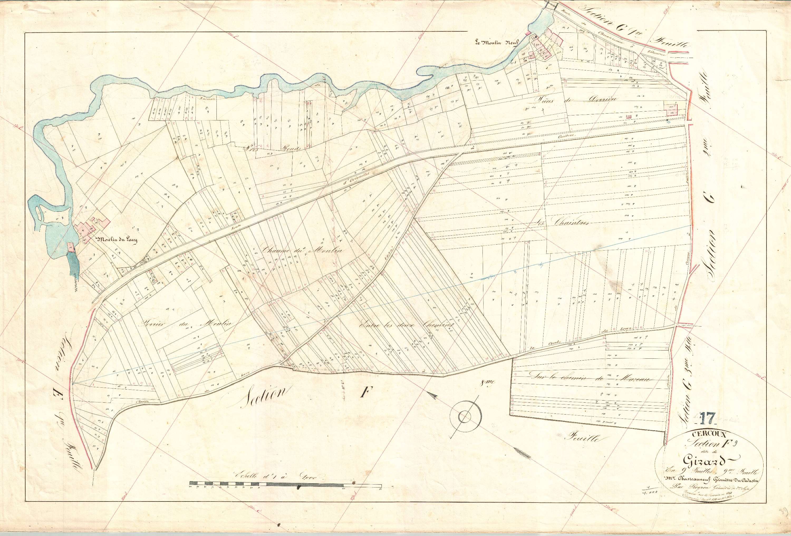 Cercoux - Section F9 dite de Girard.