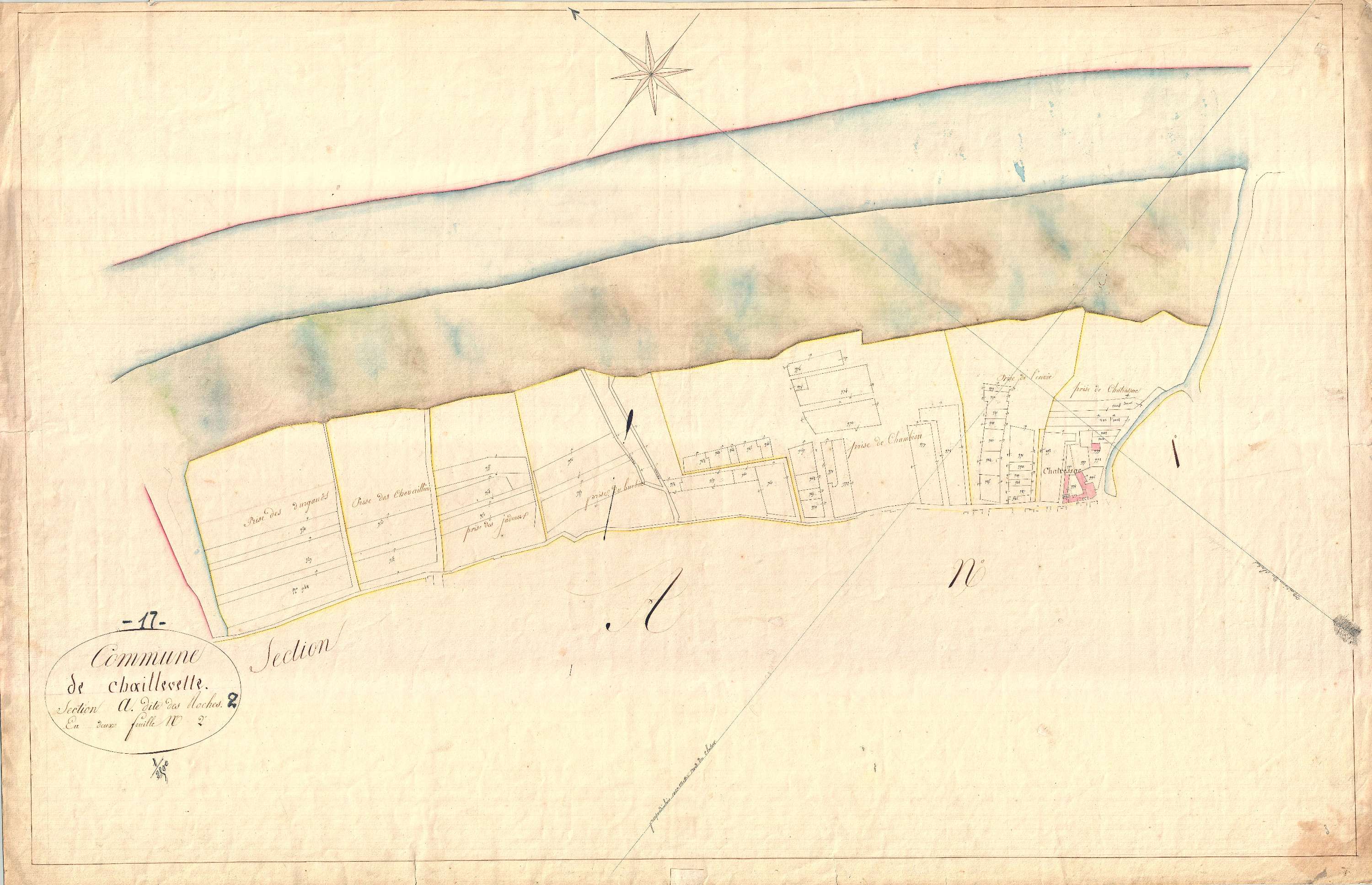 Chaillevette - Section A2 dite des Roches.
