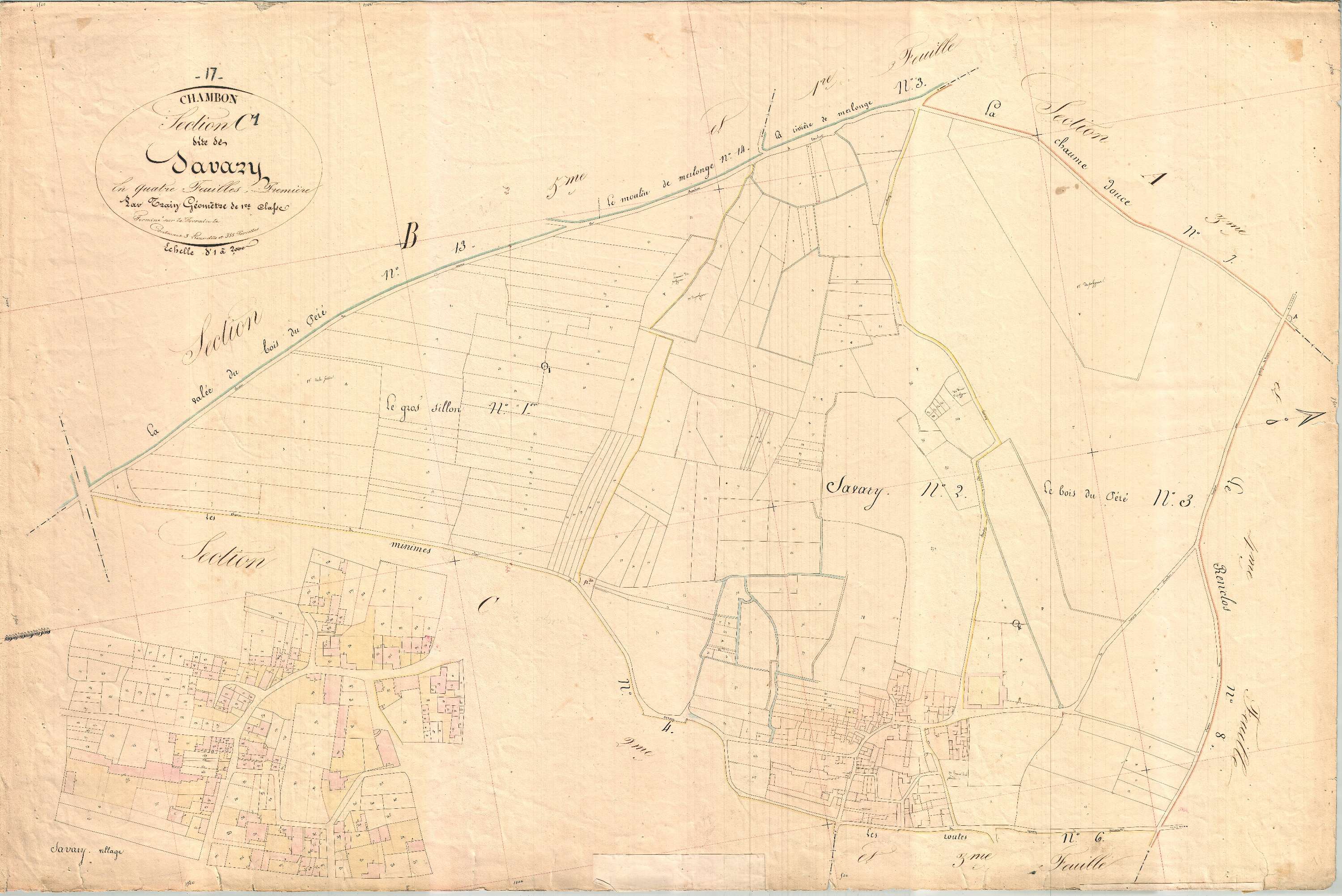 Chambon - Section C1 dite de Savary.