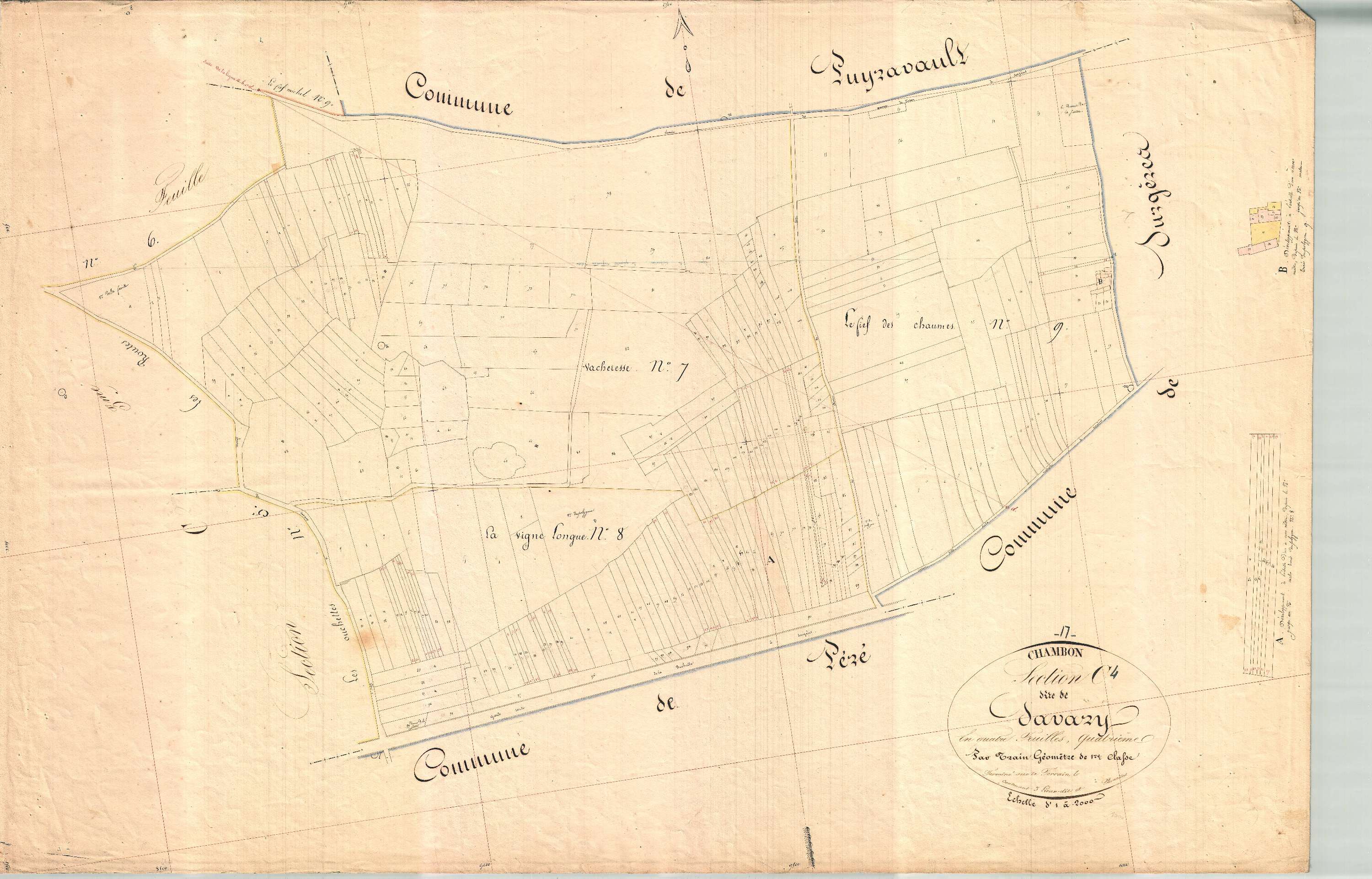 Chambon - Section C4 dite de Savary.
