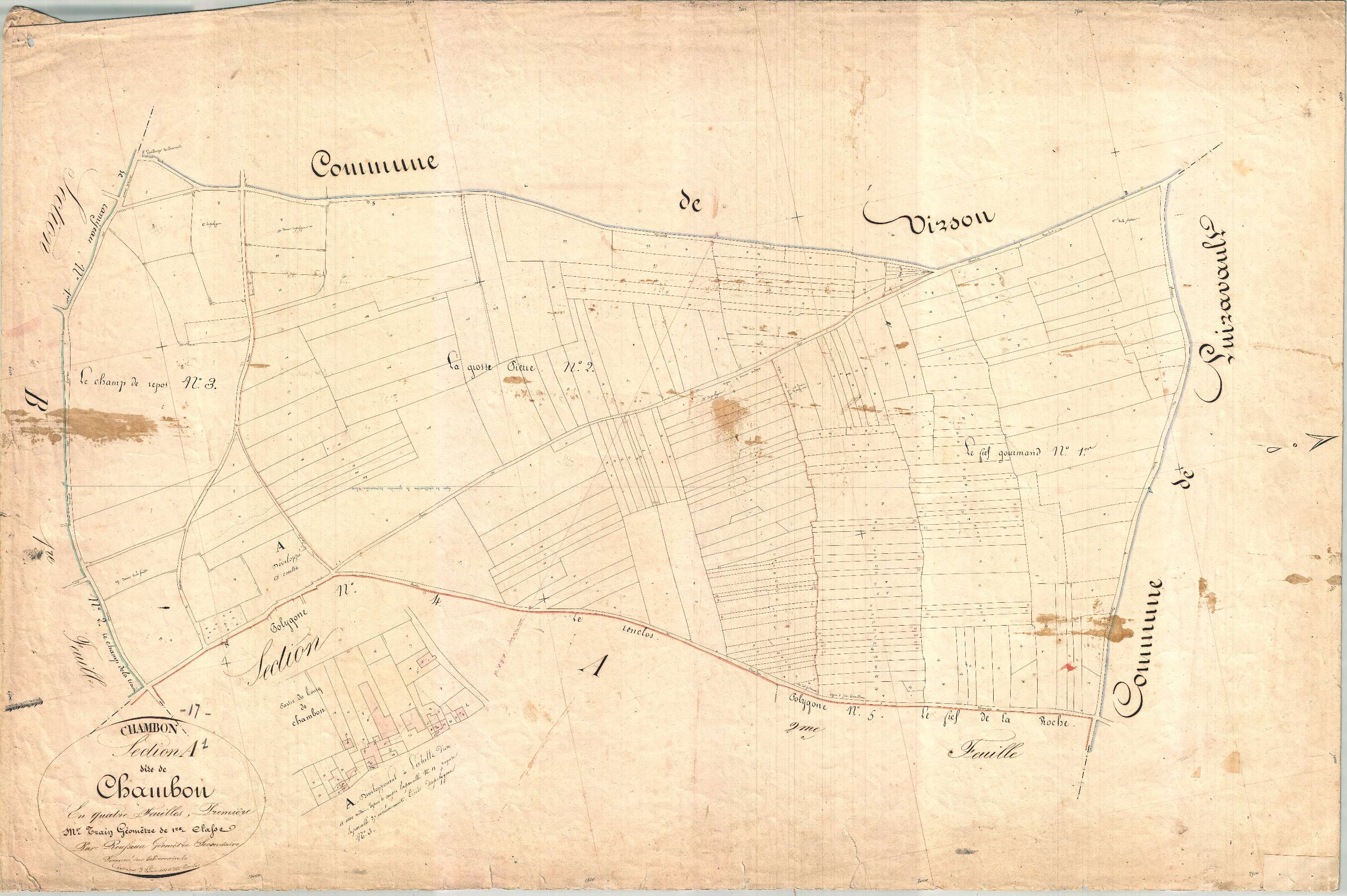 Chambon - Section A1 dite des Chambons.