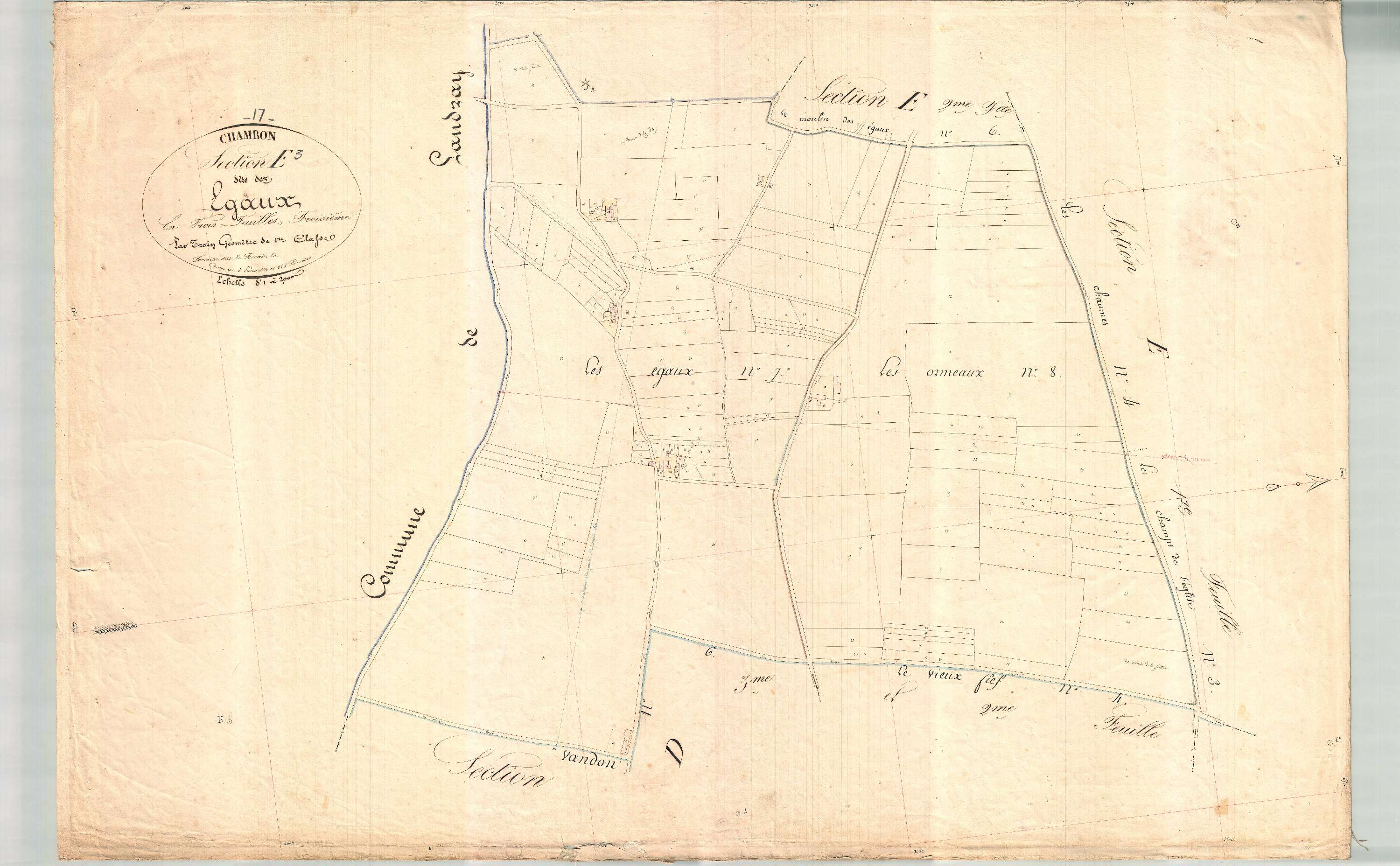 Chambon - Section E3 dite des Egaux.