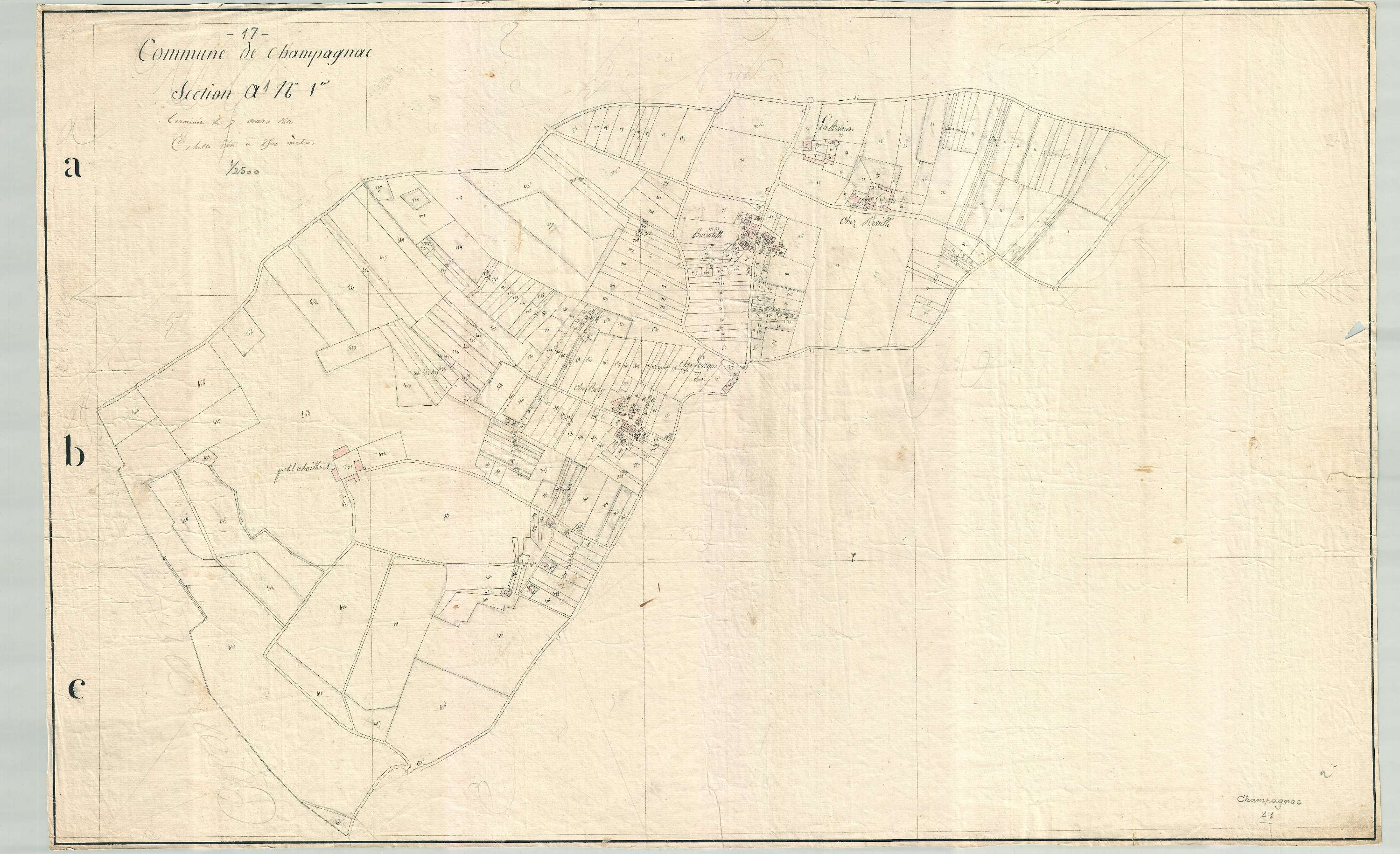 Champagnac - Section A1 (sans nom).