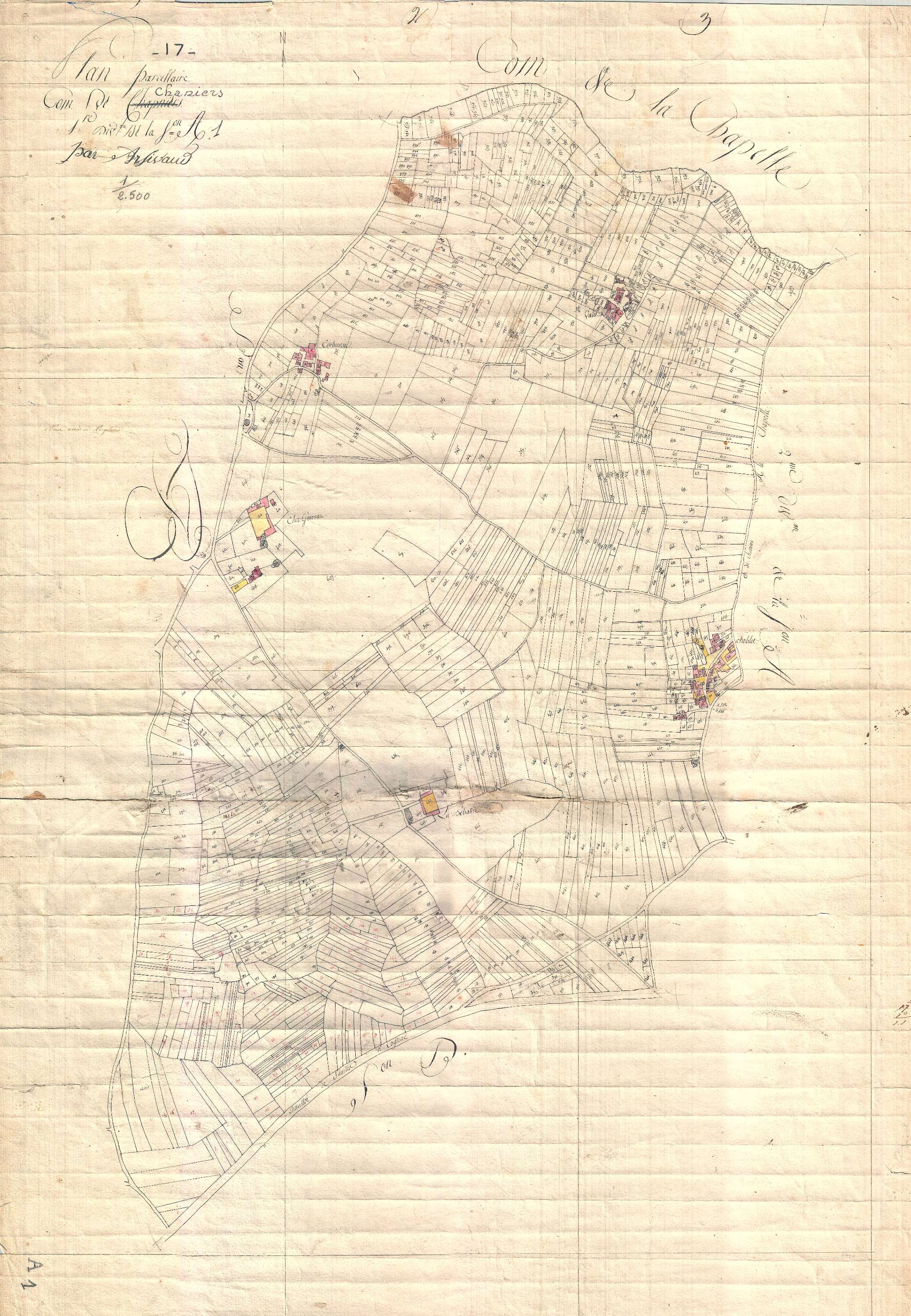 Chaniers - Section A1 (sans nom).