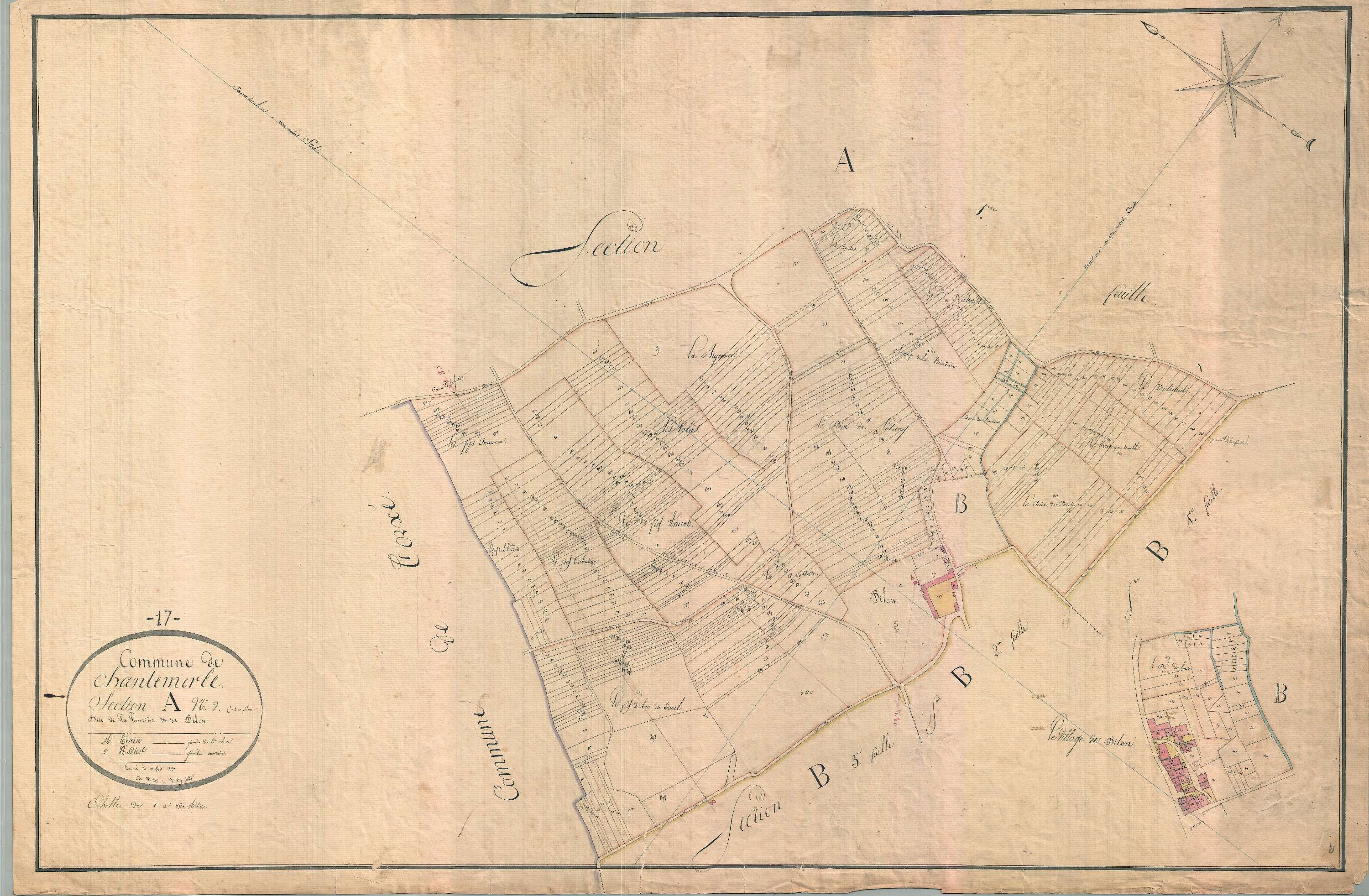 Chantemerle-sur-la-Soie - Section A2 dite de la Landière et de Bilon.