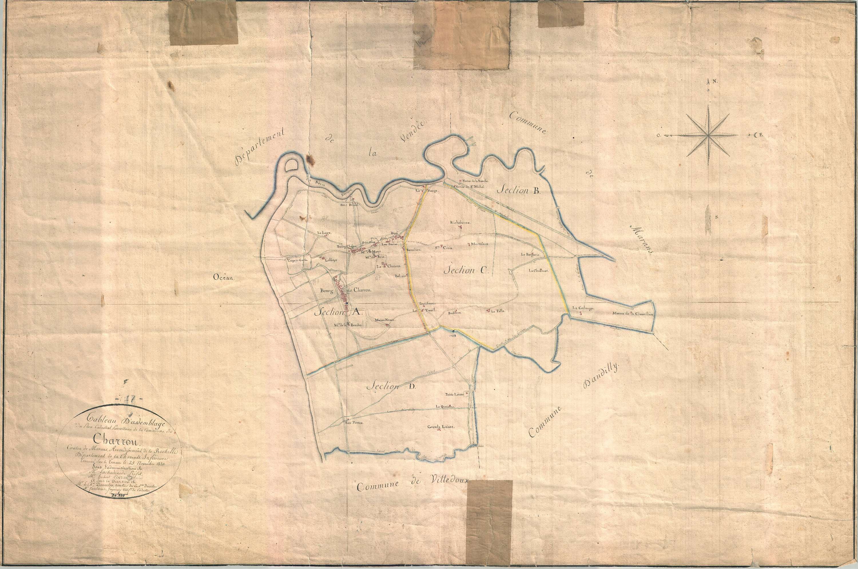 Charron - Tableau d'assemblage.