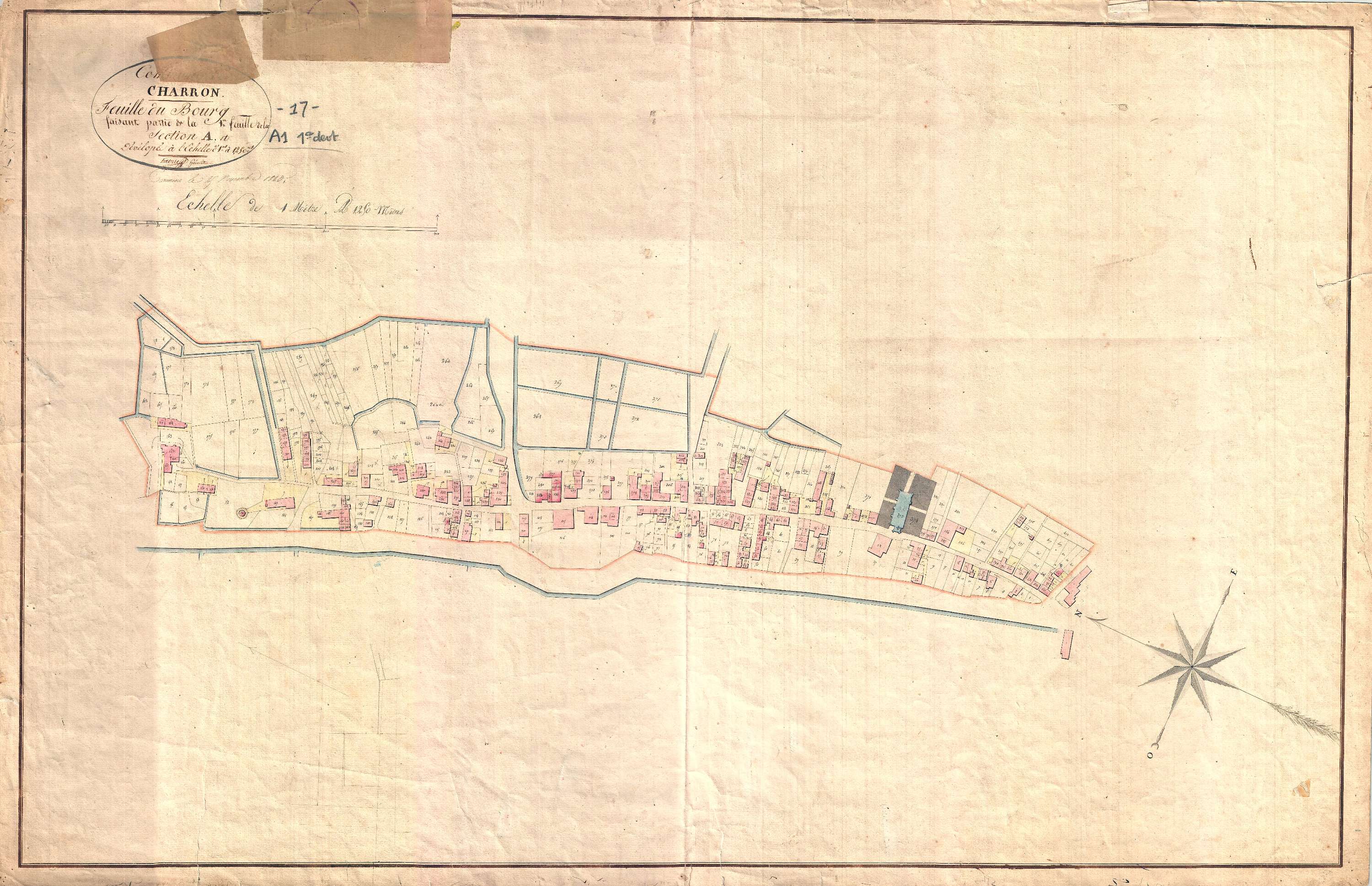 Charron - Section A1 développement dite du bourg.