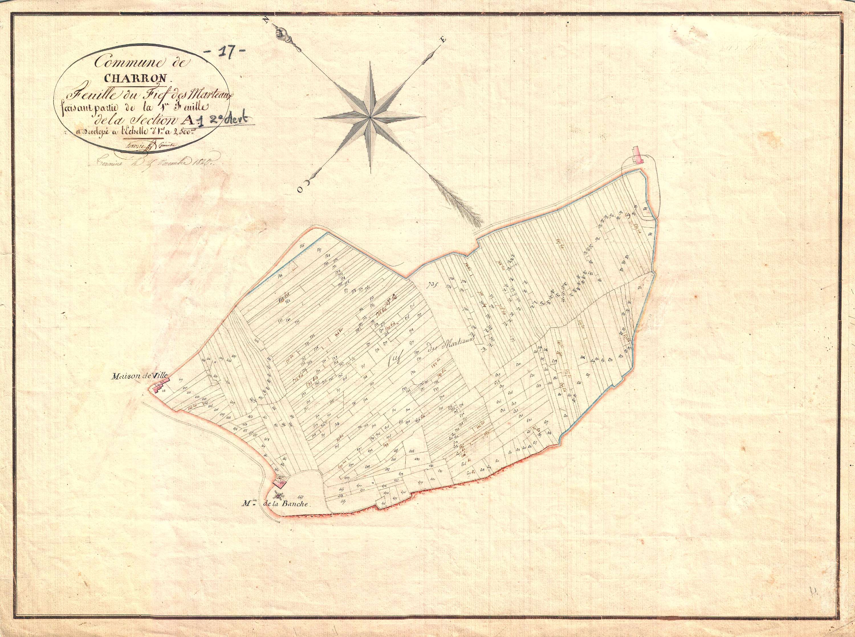 Charron - Section A1 développement dite du bourg.