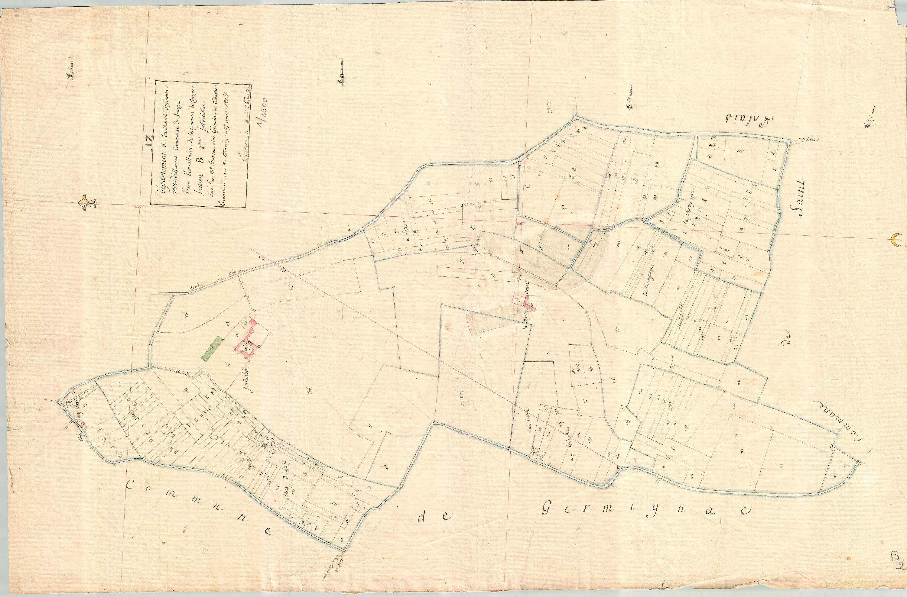 Cierzac - Section B2 (sans nom).