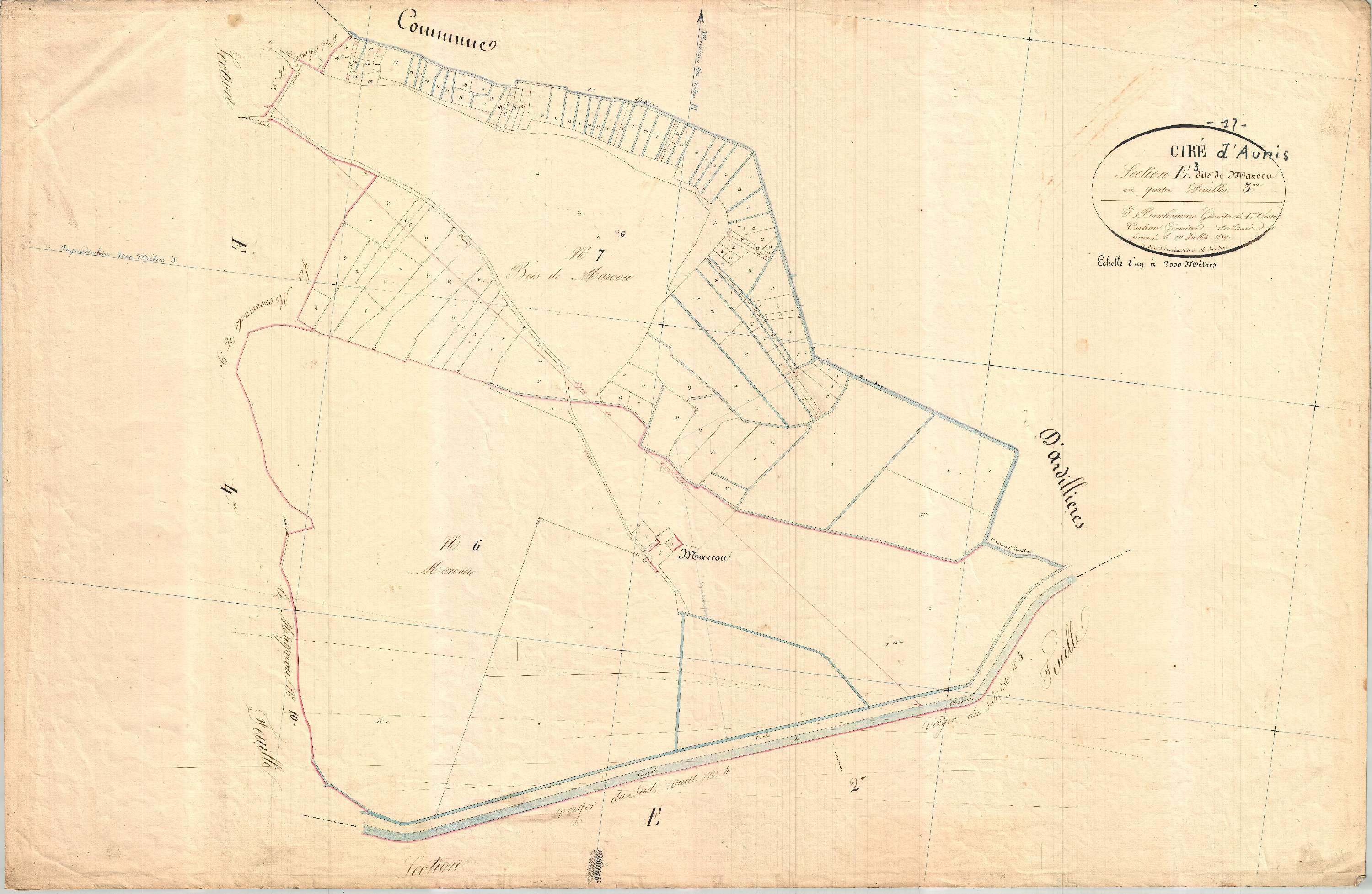 Ciré-d'Aunis - Section E3 dite de Marcou.