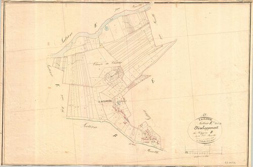 La Clotte - Section E2 dite de Moinet.