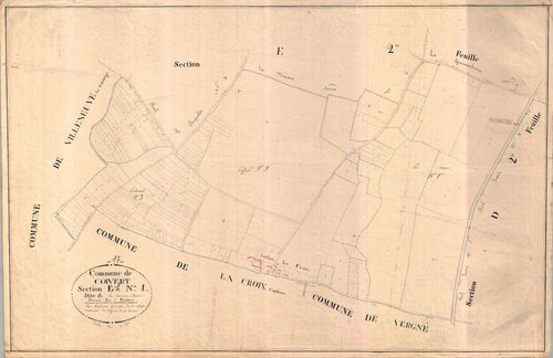 Coivert - Section E1 dite de la Maison Neuve.