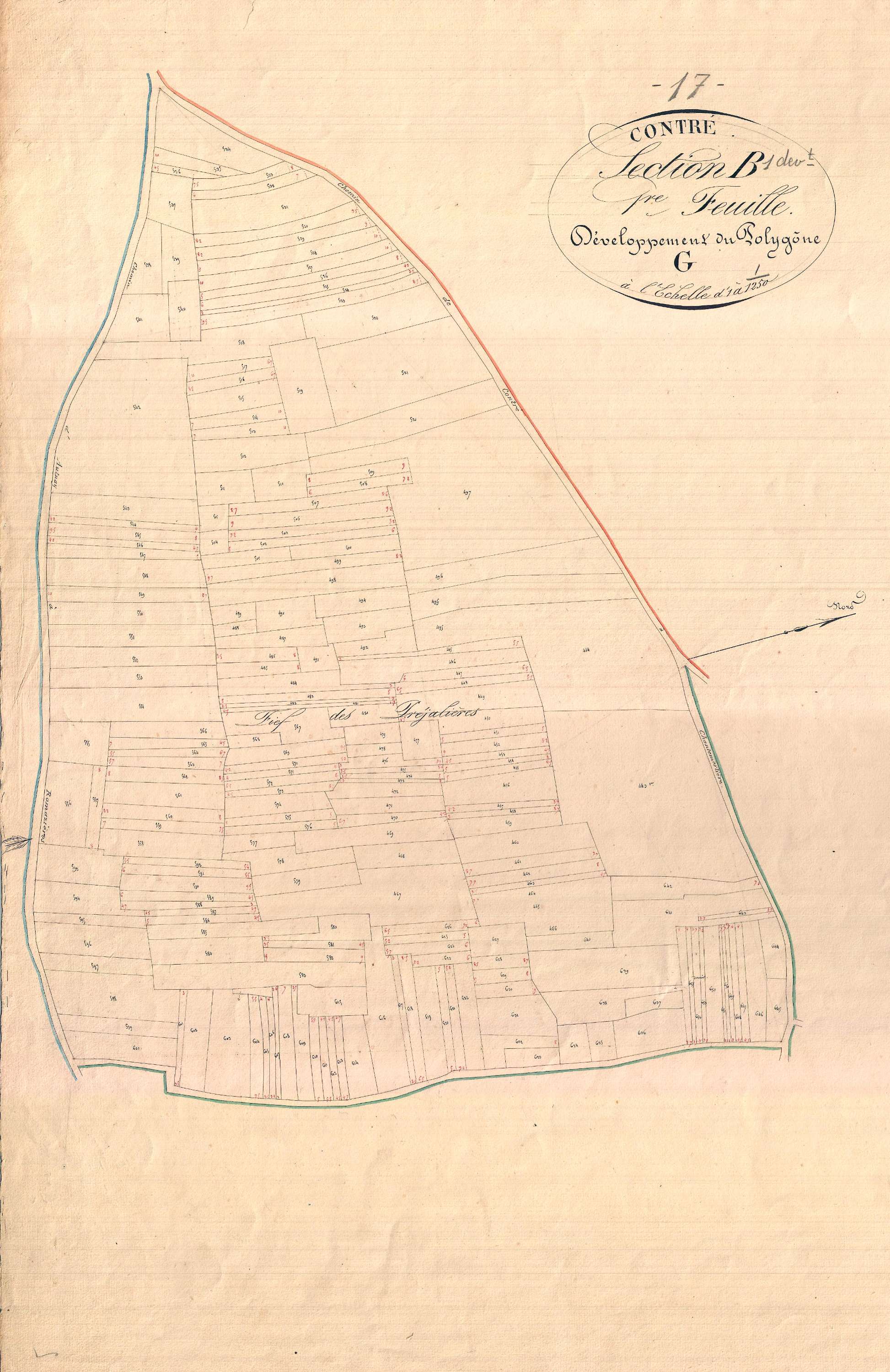 Contré - Section B1 développement dite de Chantemerlière.