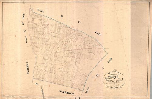 Contré - Section E1 dite des Cerisiers.
