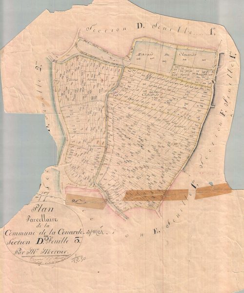 La Couarde-sur-Mer - Section D3 (sans nom). [document en mauvais état]