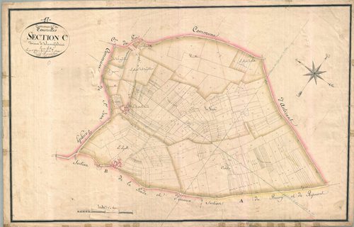 Courcelles - Section C dite d'Orioux.