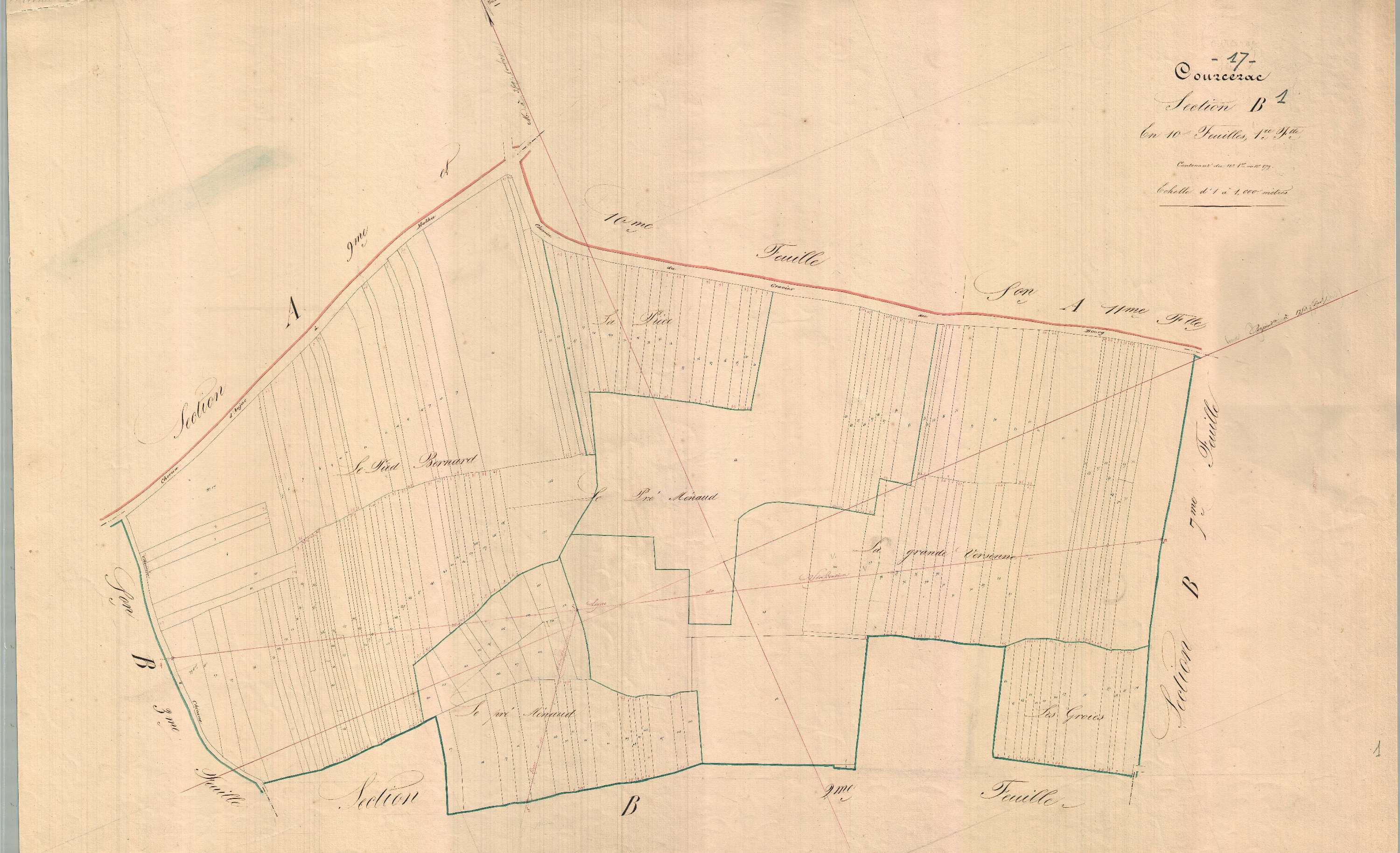Courcerac - Section B1 (sans nom).