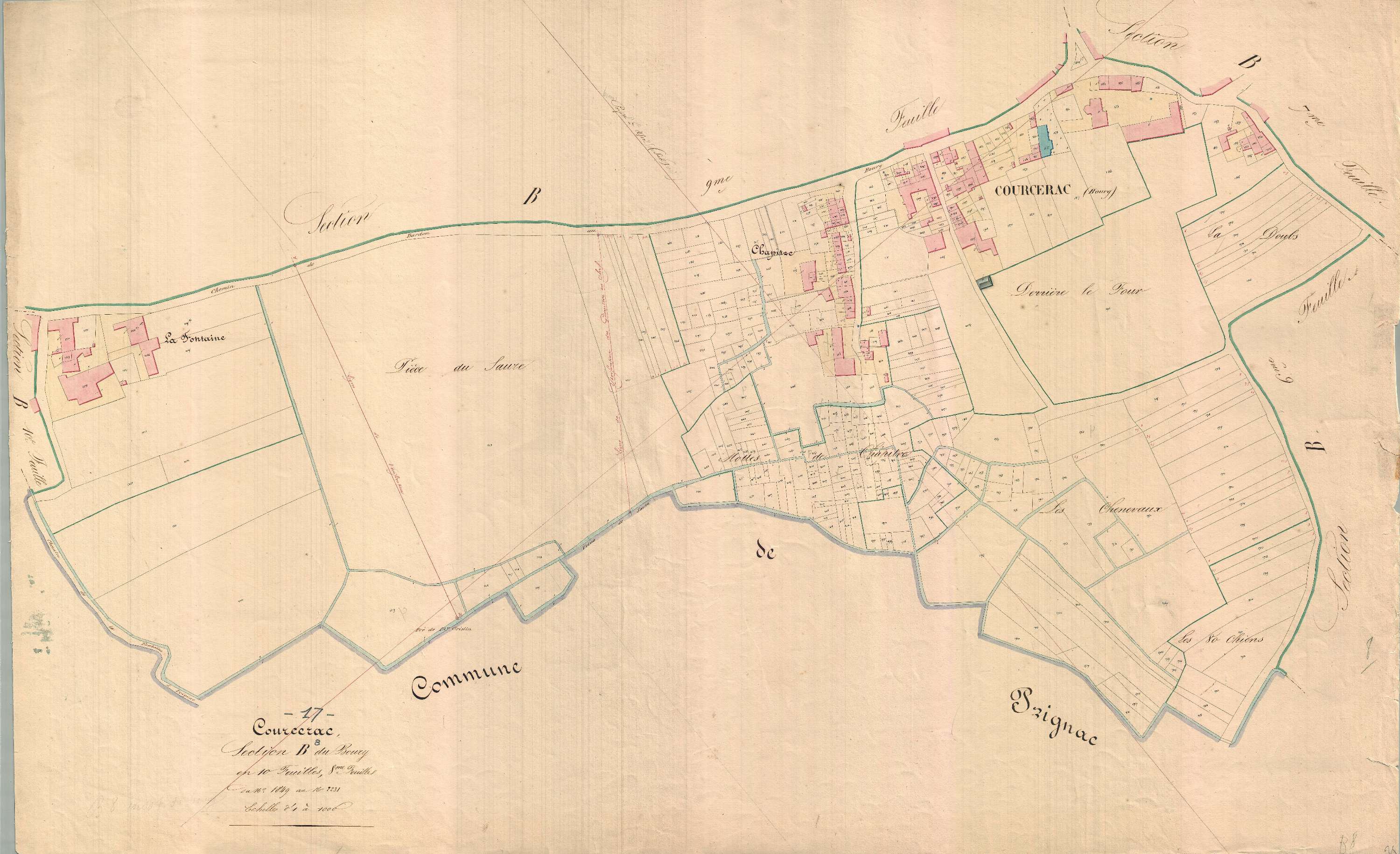 Courcerac - Section B8 (sans nom).