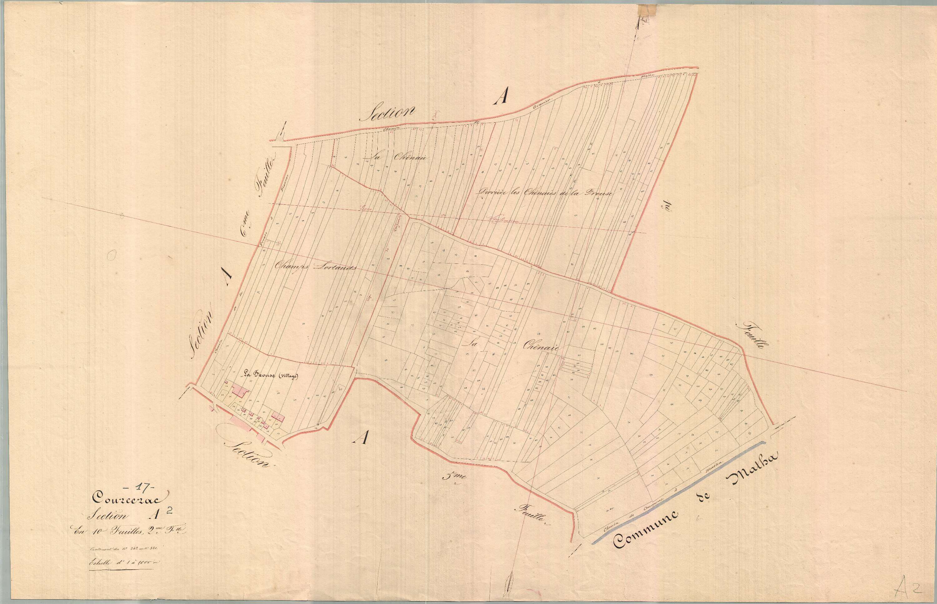 Courcerac - Section A2 (sans nom).