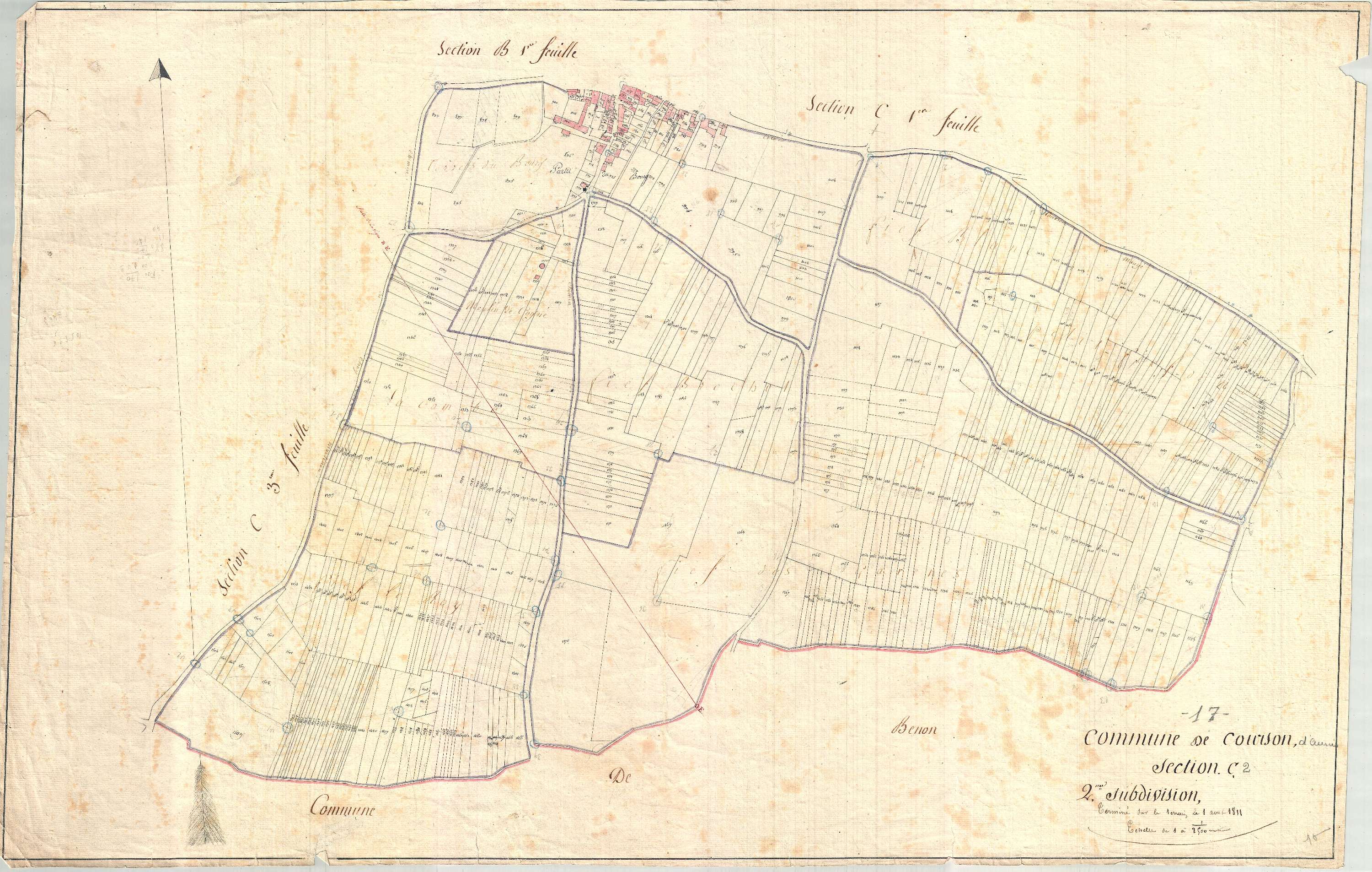 Courçon - Section C2 (sans nom).