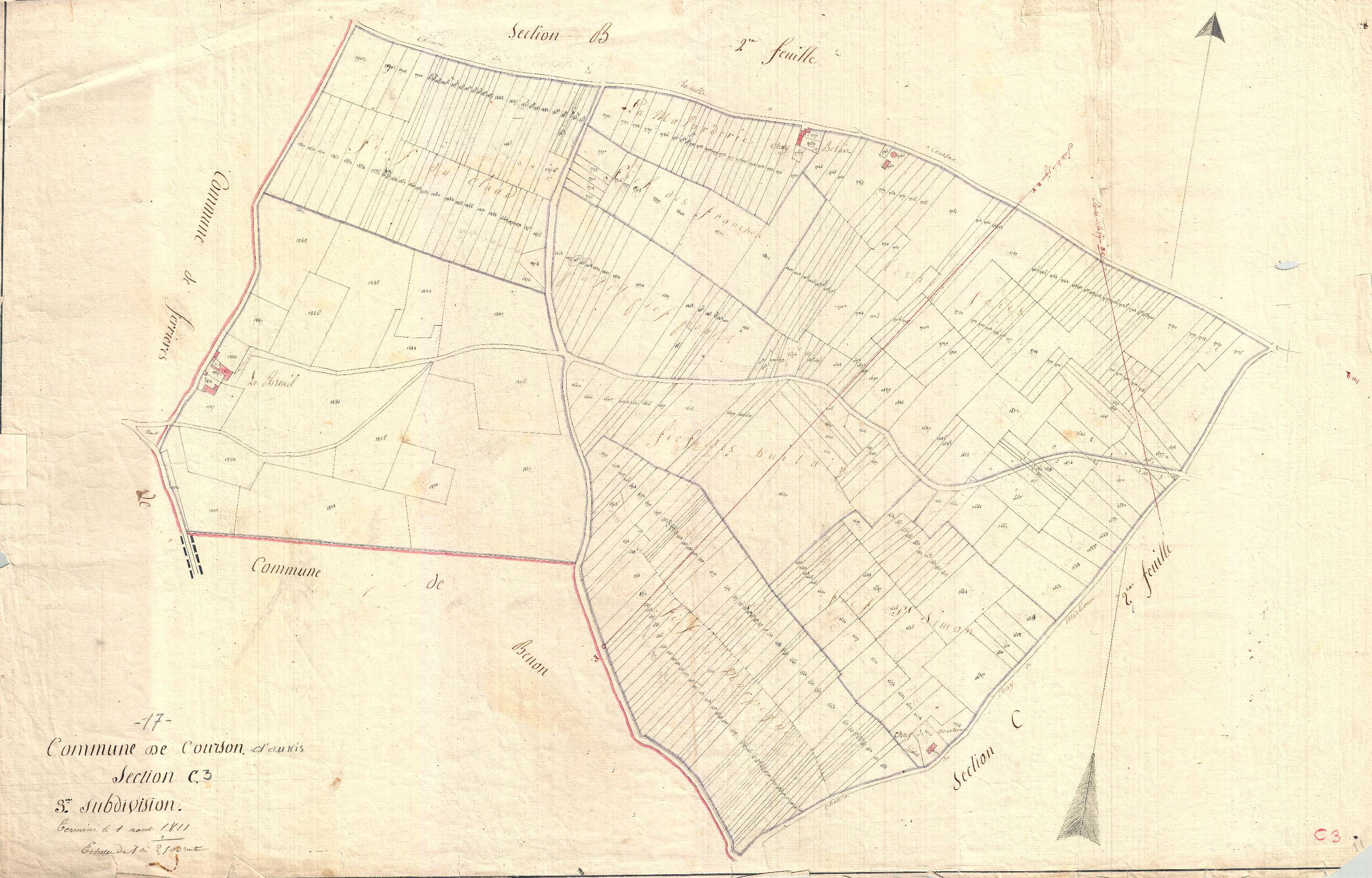 Courçon - Section C3 (sans nom).