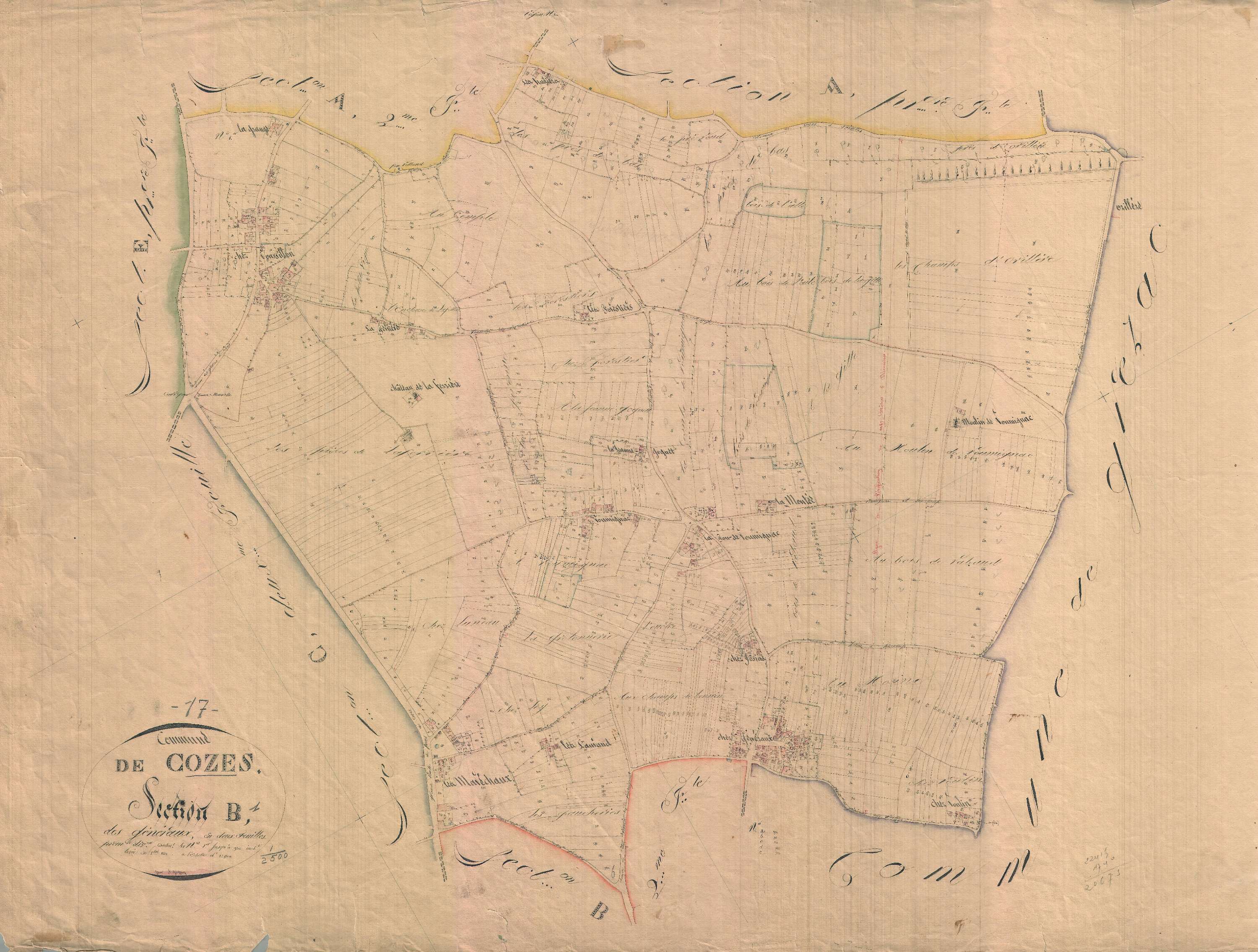 Cozes - Section B1 dite des Généraux.