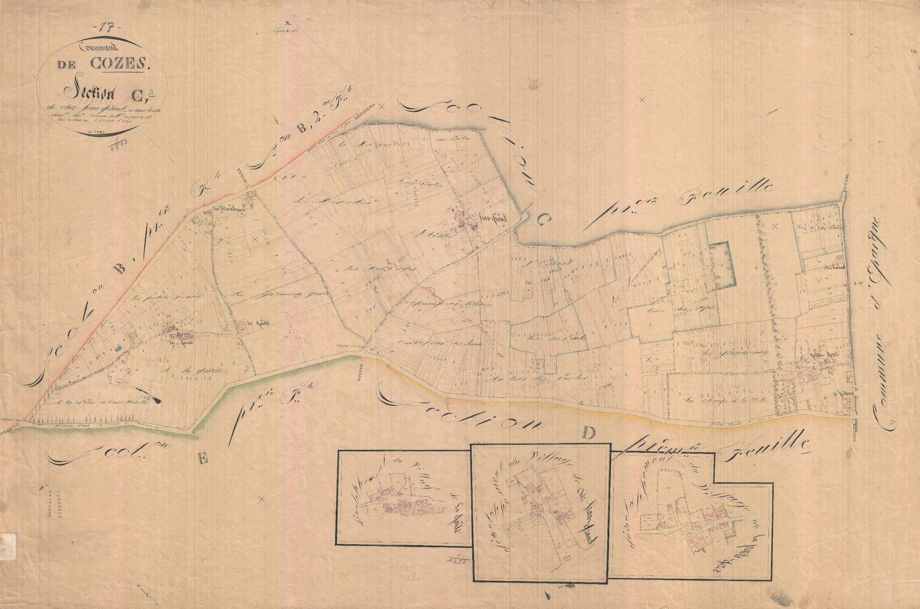 Cozes - Section C2 dite de Jean Grand.