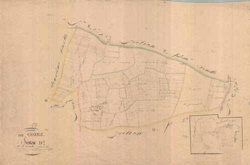 Cozes - Section D3 dite de la Touche.