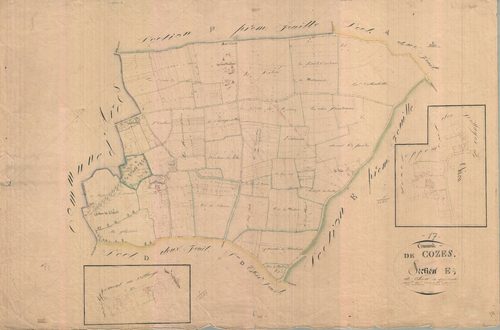 Cozes - Section E2 dite de Théon.