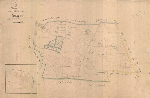 Cozes - Section F1 dite de Coutineuil.