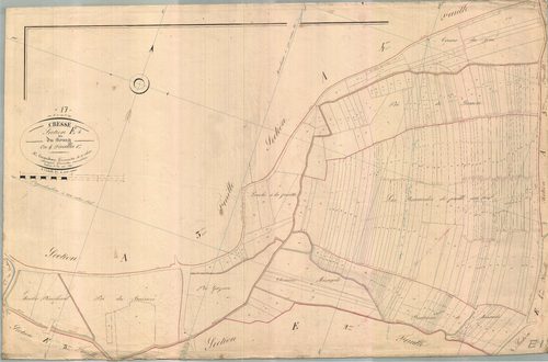 Cressé - Section E1 dite du Bourg.