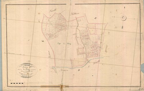 Cressé - Section E3 dite du Bourg.