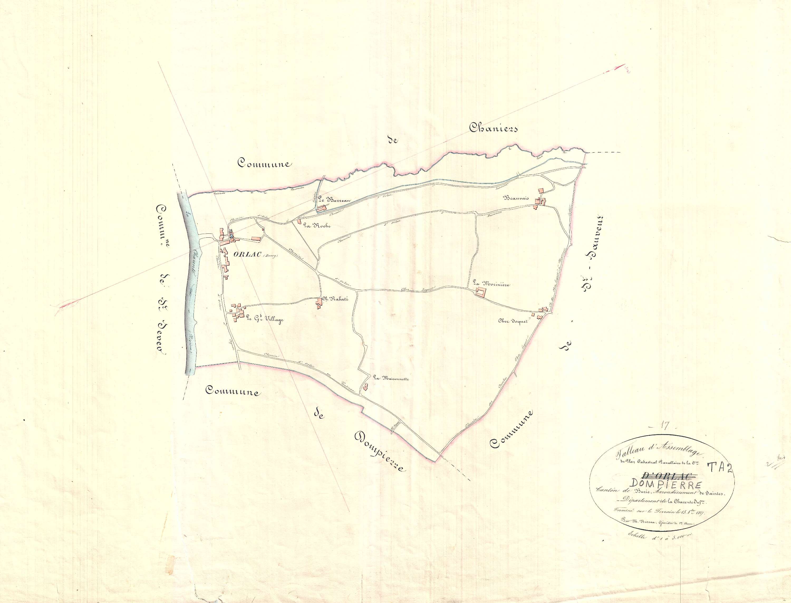 Dompierre-sur-Charente - Section A2 dite de Fonsèche.