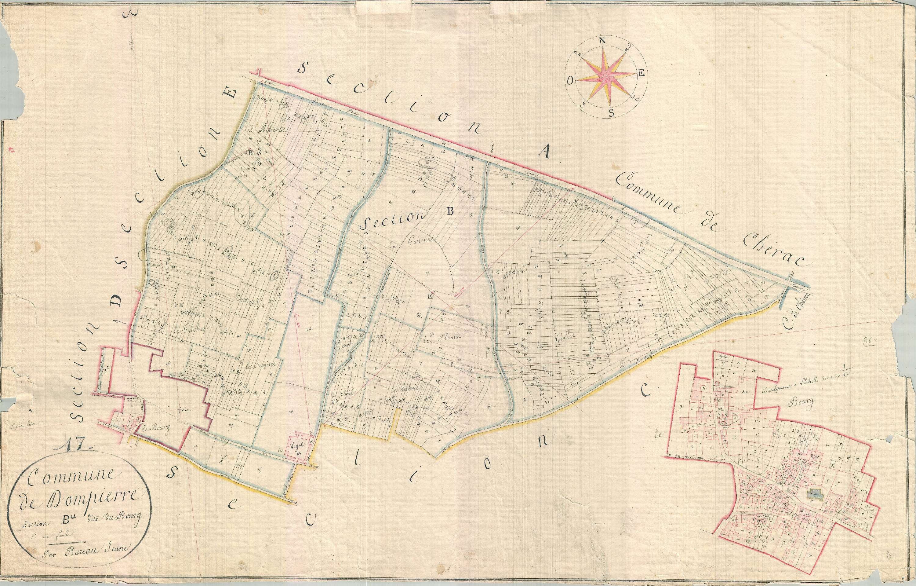 Dompierre-sur-Charente - Section Bu dite du Bourg.