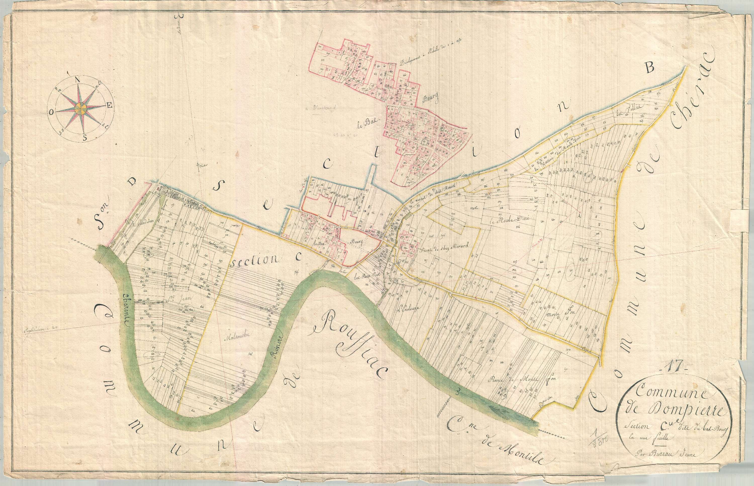 Dompierre-sur-Charente - Section Cu dite du Bas-Bourg.