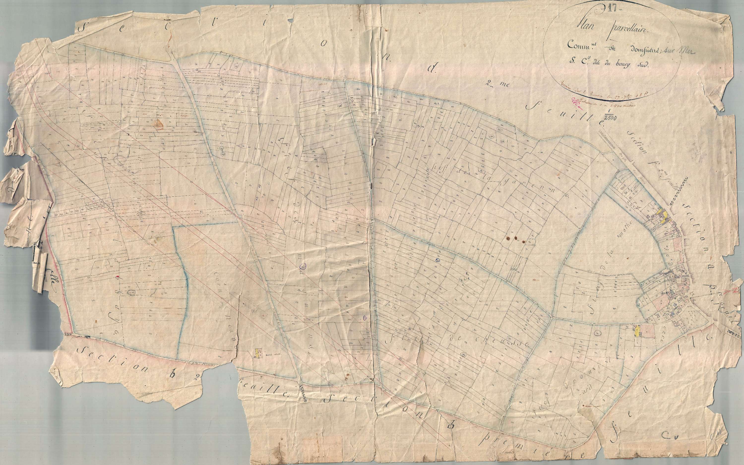 Dompierre-sur-Mer - Section C dite du Bourg. [document en mauvais état]