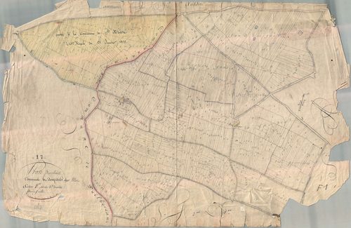 Dompierre-sur-Mer - Section F1 dite des Hautes Brandes. [document en mauvais état]