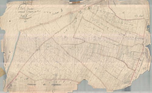 Dompierre-sur-Mer - Section B2 dite de Belle-Croix. [document en mauvais état]