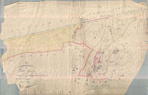 Dompierre-sur-Mer - Section D1 dite de Chagnolet. [document en mauvais état]
