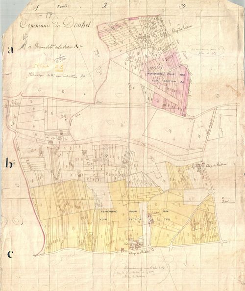 Le Douhet - Section A4 (sans nom). [document en très mauvais état]