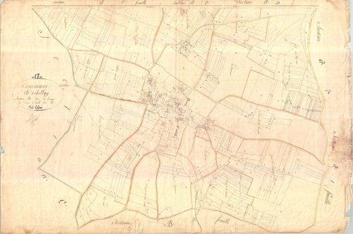 Échillais - Section B1 dite du Bourg.