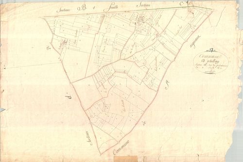 Échillais - Section D3 dite des Pichaudières.