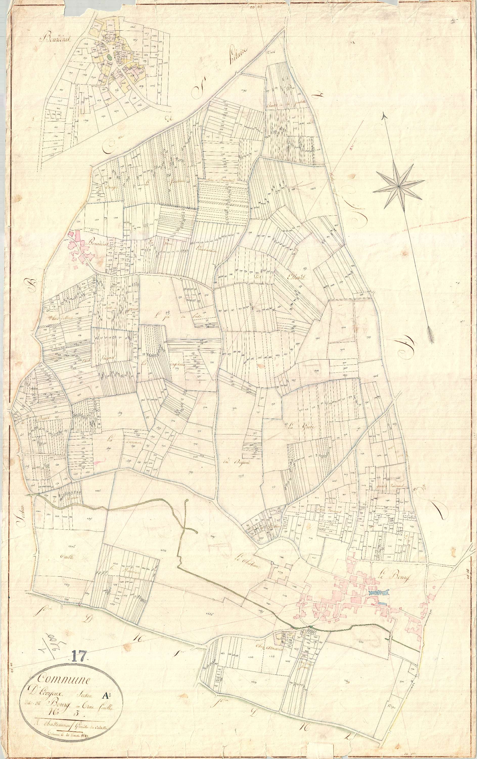 Écoyeux - Section A3 dite du Bourg.