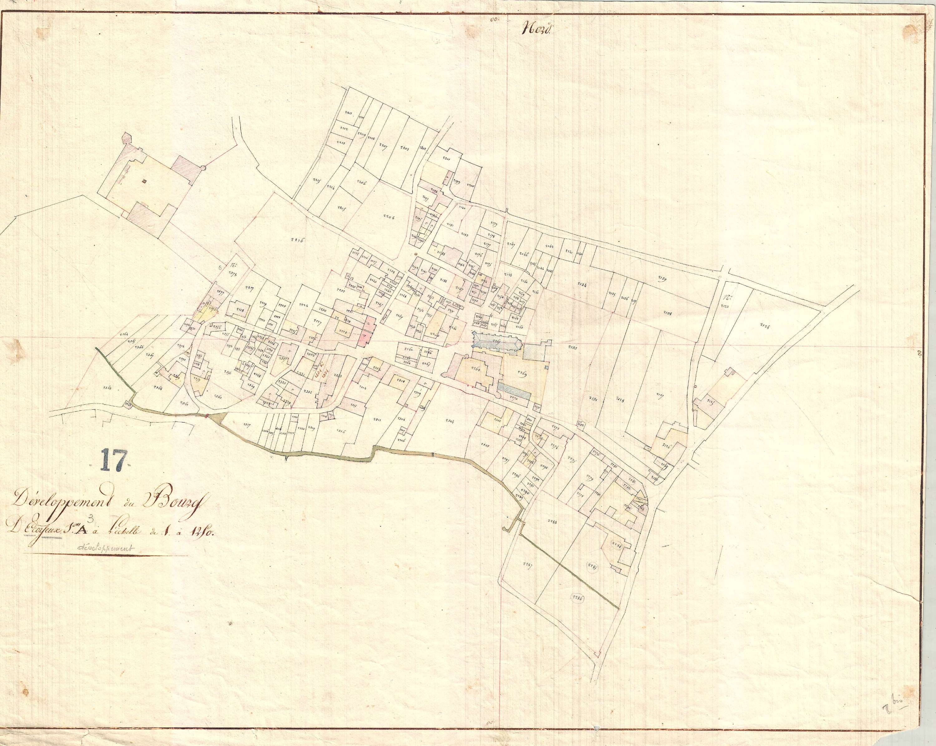 Écoyeux - Section A3 développement dite du Bourg.