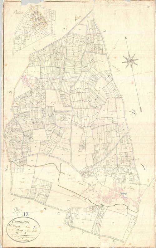 Écoyeux - Section A3 dite du Bourg.