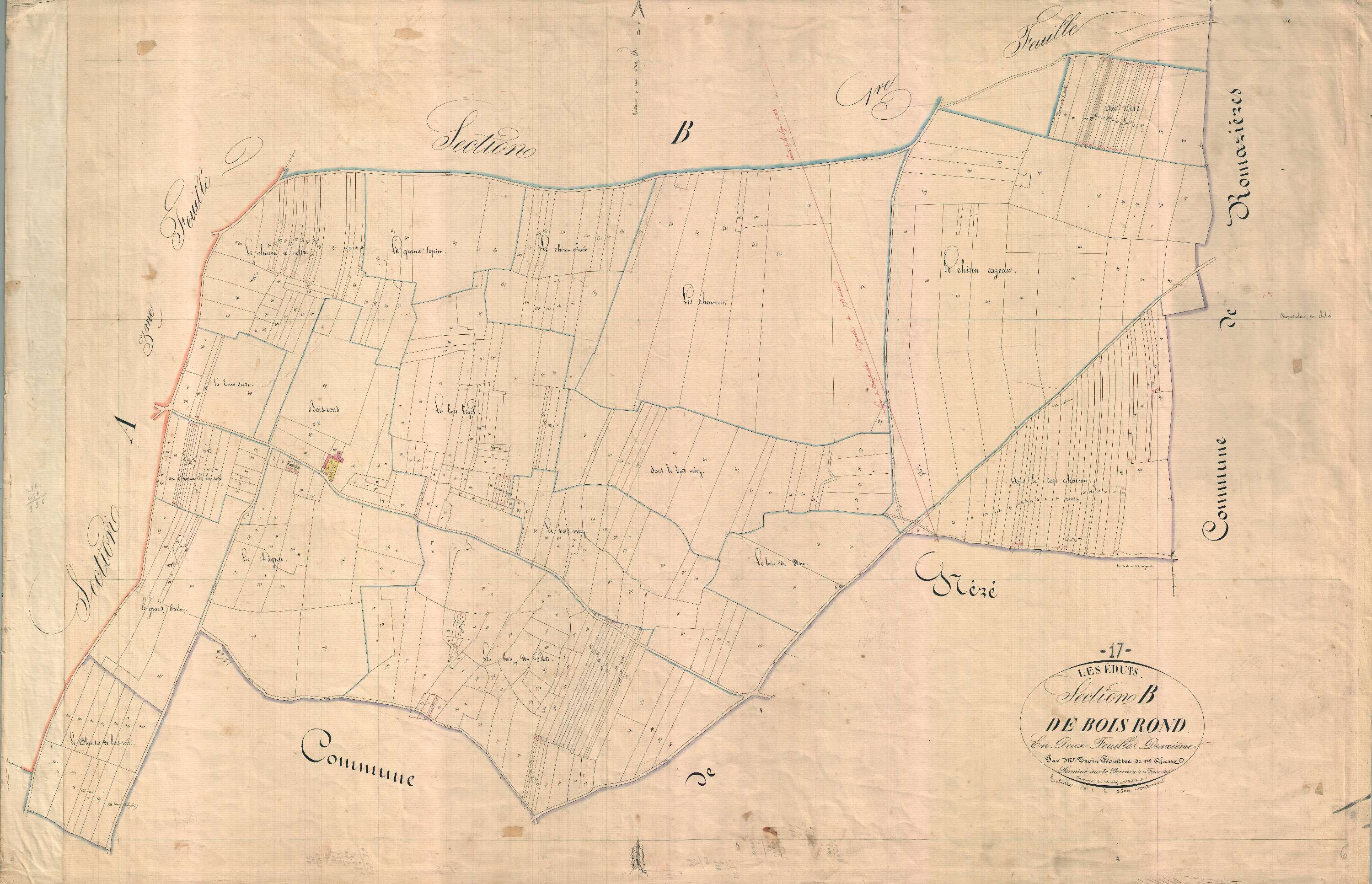 Éduts - Section B2 dite de Bois Rond.