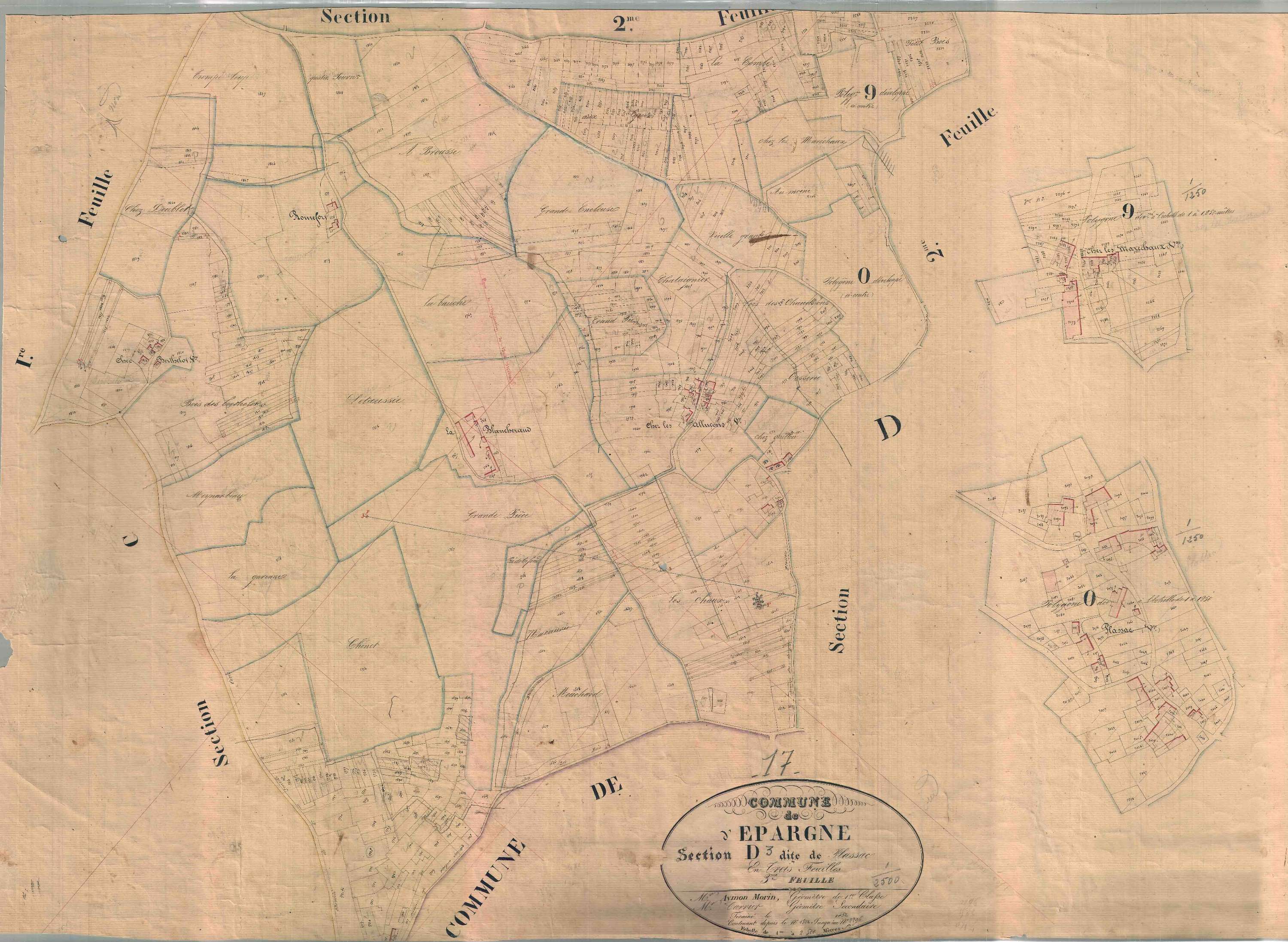 Épargnes - Section D3 dite de Plassac.