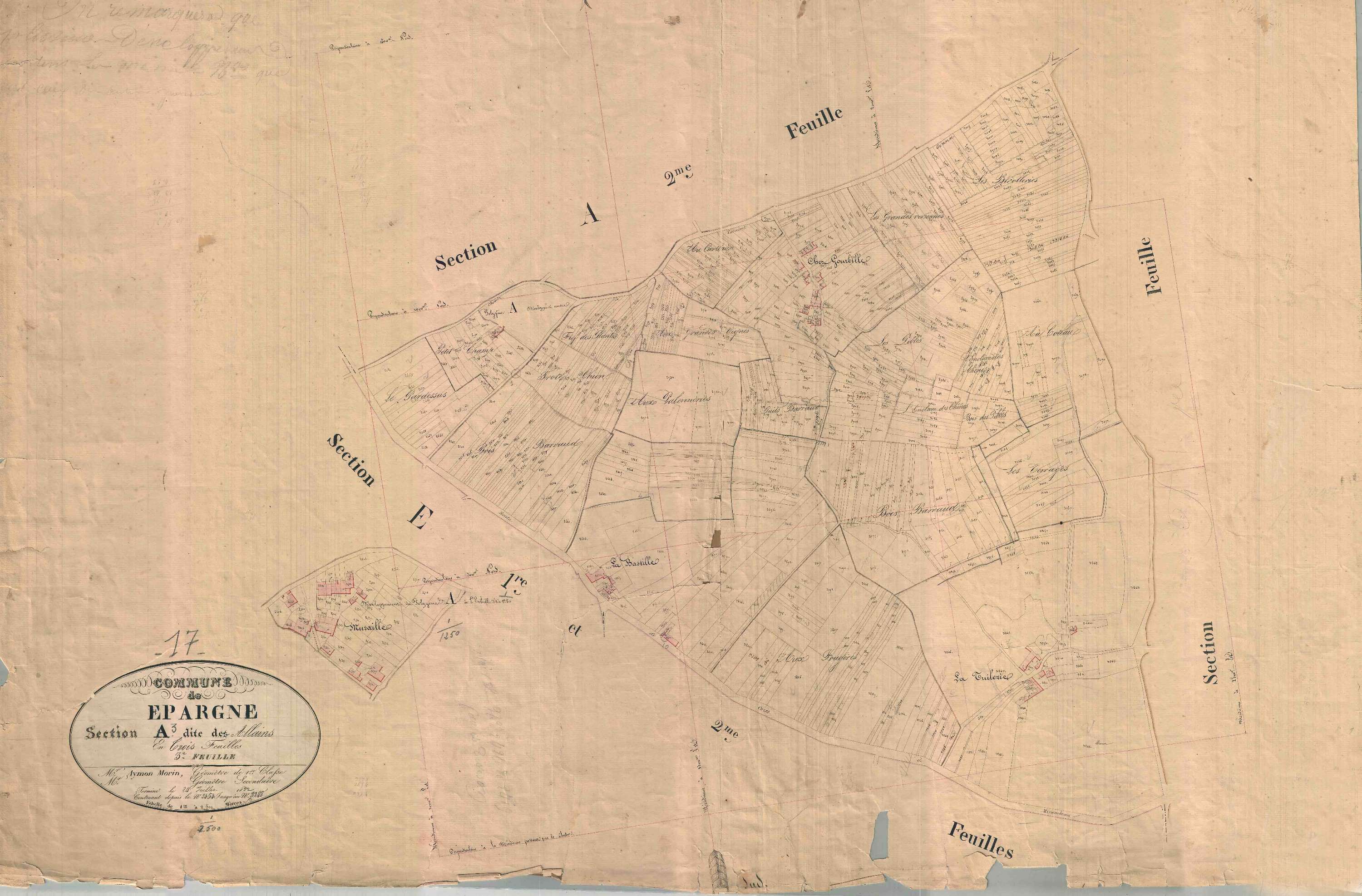 Épargnes - Section A3 dite de Allains.