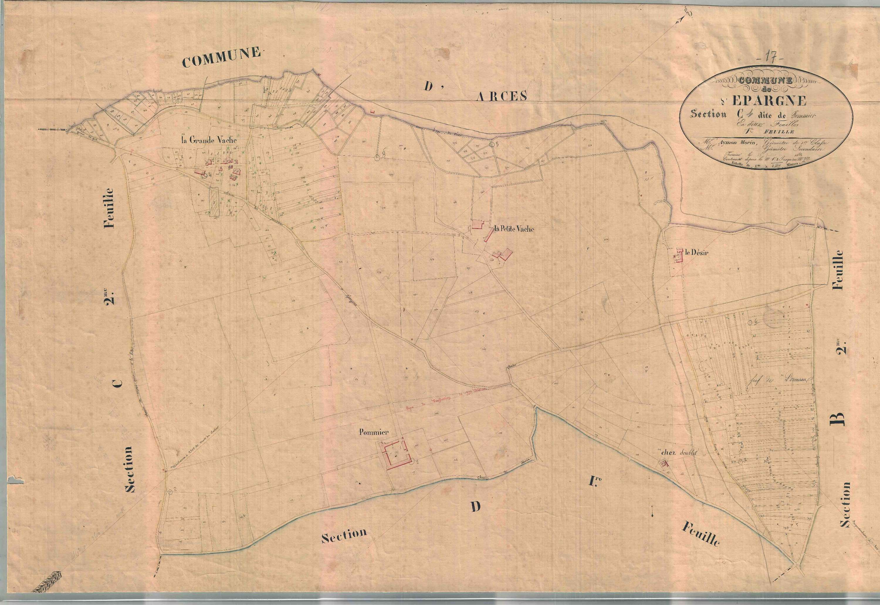 Épargnes - Section C1 dite des Pommiers.