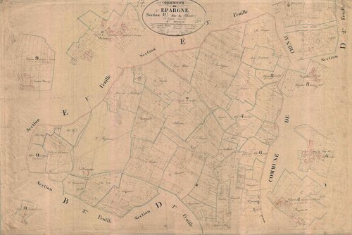 Épargnes - Section D1 dite de Plassac.